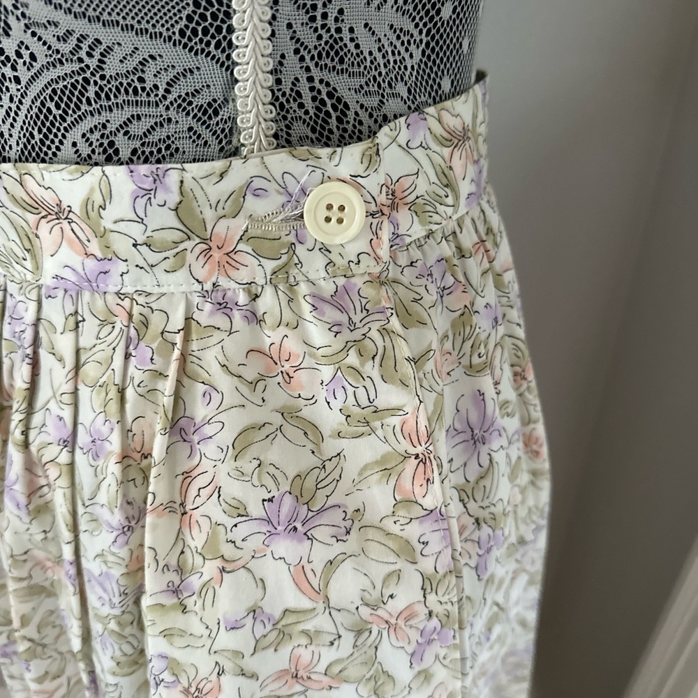 Vintage 60s Womens Sz: 10 Pendleton Miss sophisticates Floral Midi Skirt. - Picture 9 of 9